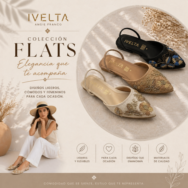 Flats elegantes para mujer cómodos y modernos