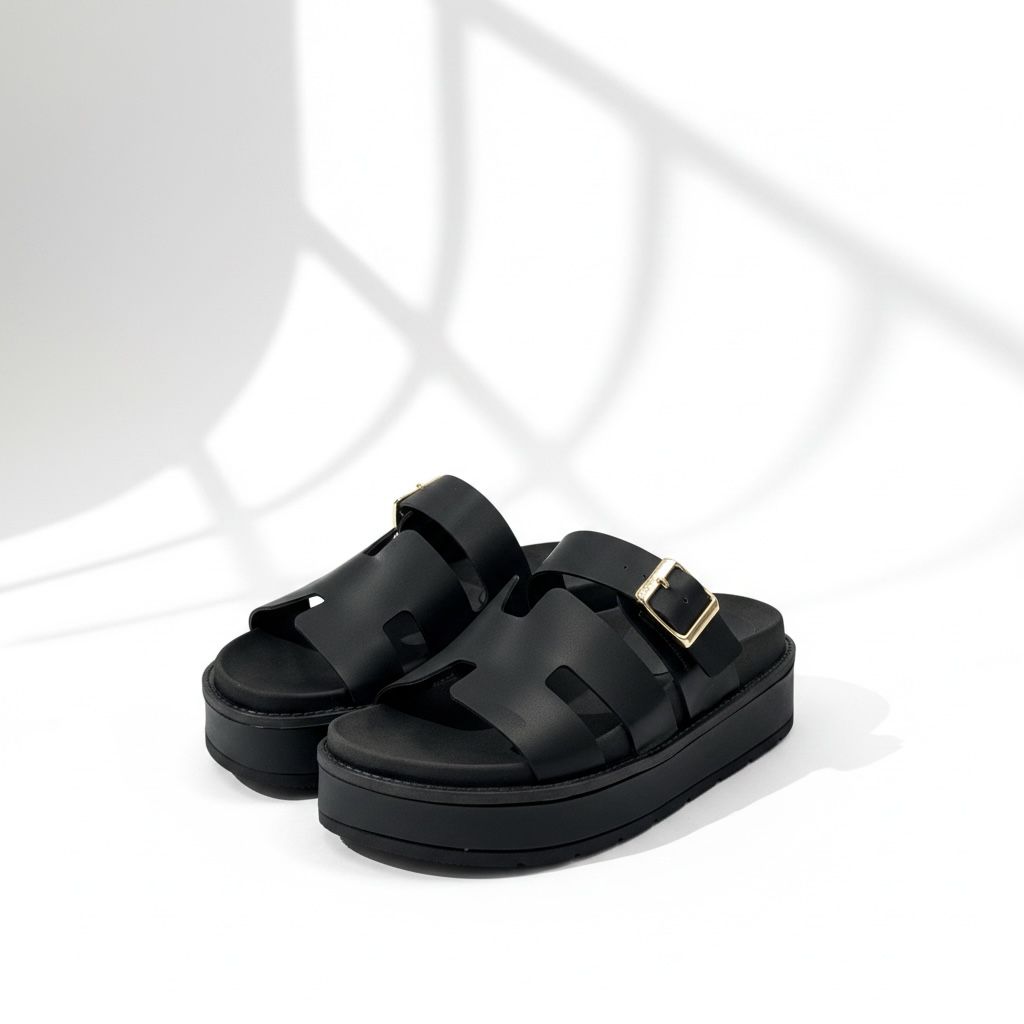 Plataforma Elysa Blanco Minimalista - Estilo Elegante