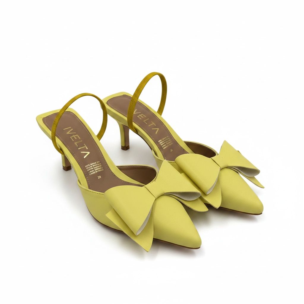 Zapatilla Juliette con Moño – Tacón 5 cm