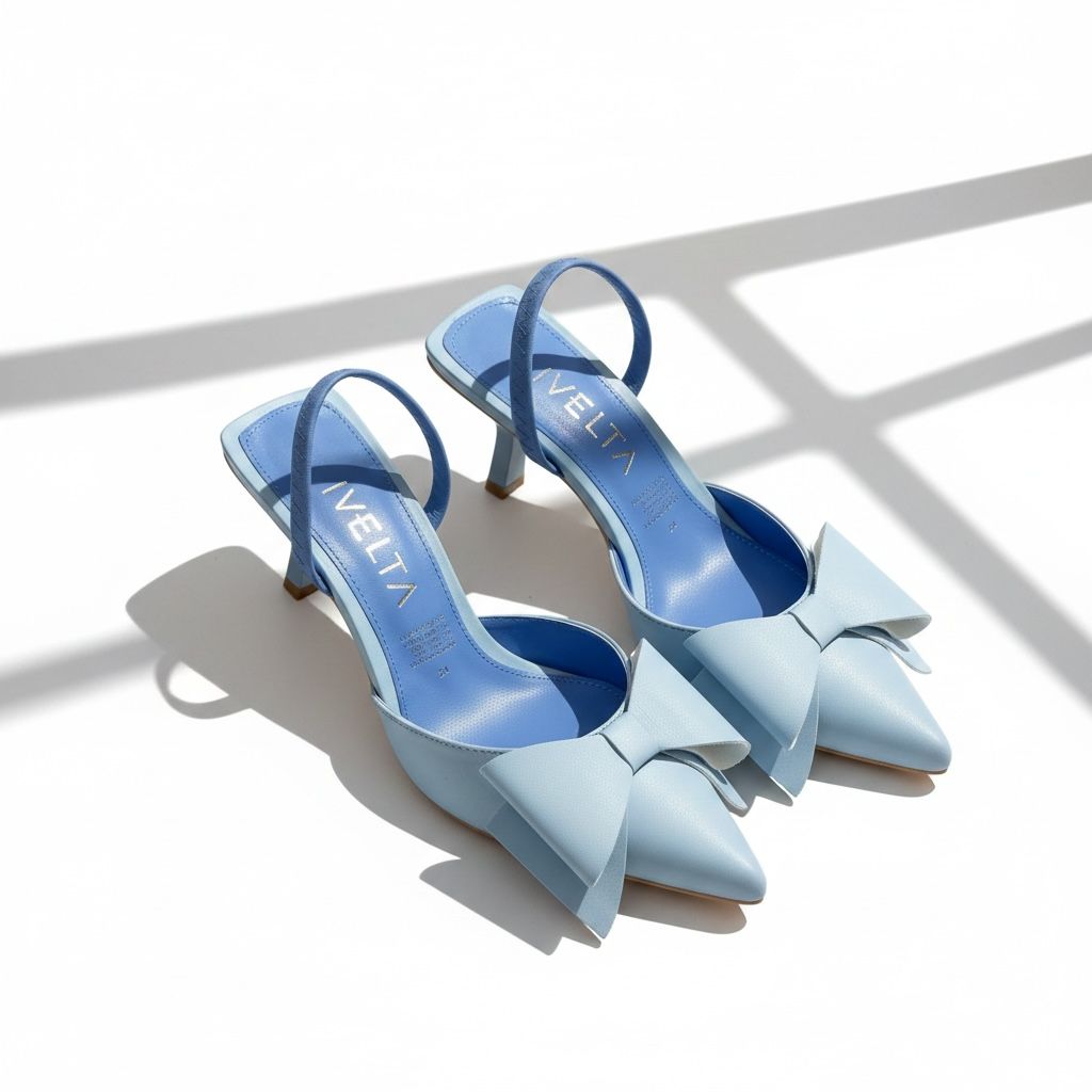 Zapatilla Juliette con Moño – Tacón 5 cm