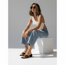 Sandalias tacon 4cm mujer minimalistas | Atenea elegante
