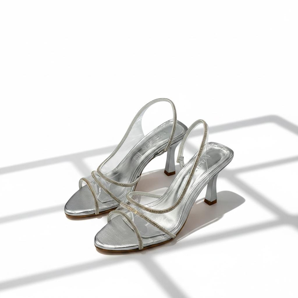 Tacon Amira Glam con brillos 7cm