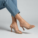 Tacon Amira Glam con brillos 7cm