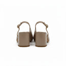 Zapatilla slingback Charol - Tacon block elegance 6 cm
