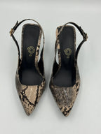 zapatillas tacón 7cm animal print mujer vista superior