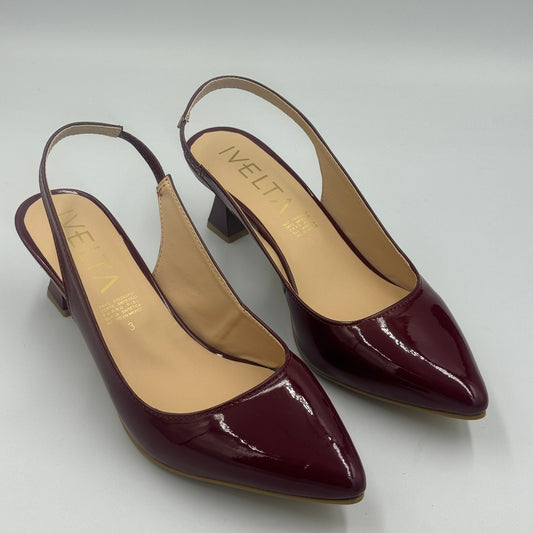zapatilla Charol vino