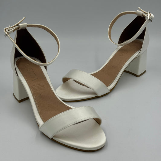 Tacon Satinado Blanco