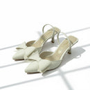 Zapatilla Juliette con Moño – Tacón 5 cm